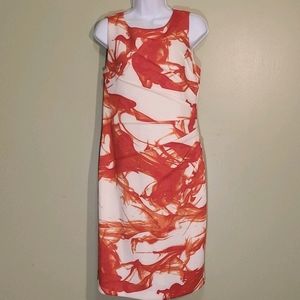 Calvin Klein Sunburst  Sheath Dress